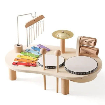 Melodiny Set – Wooden Baby Musical Instruments – Xylophone and Early Sound Learning for Toddlers