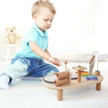 Melodiny Set – Wooden Baby Musical Instruments – Xylophone and Early Sound Learning for Toddlers