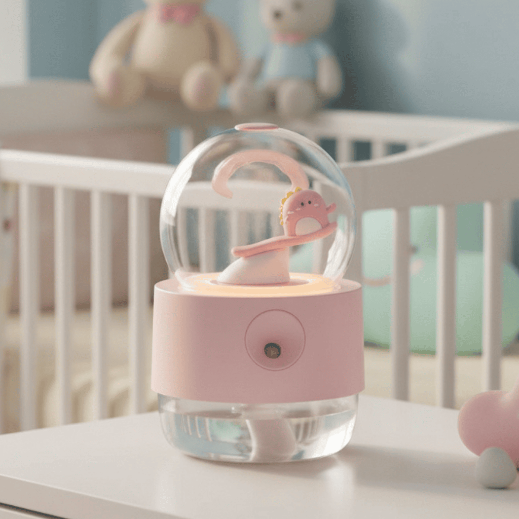MELOMIST – Cute Wireless Rechargeable Humidifier with Music Box and Night Lamp 0