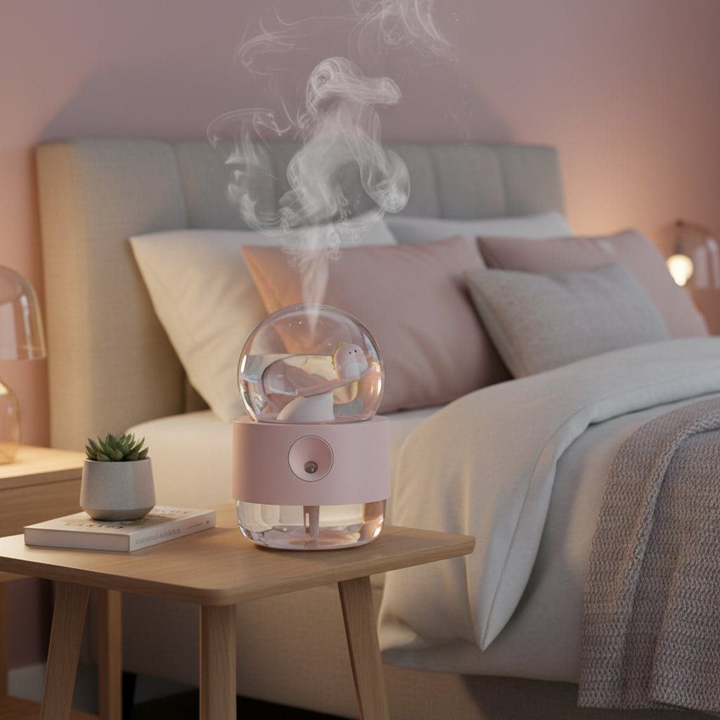 MELOMIST – Cute Wireless Rechargeable Humidifier with Music Box and Night Lamp 1