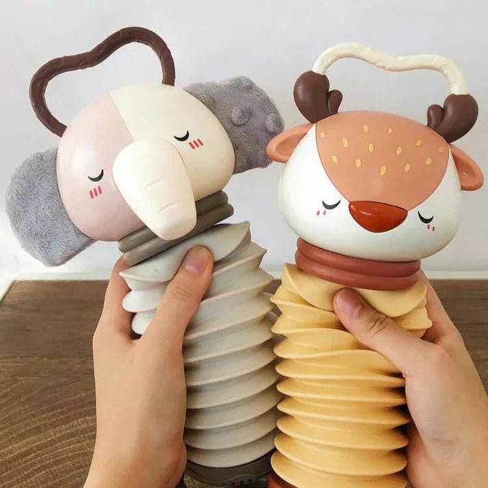 Interactive 2-in-1 Baby Accordion & Rattle for Sensory Development - Safe & Portable 1