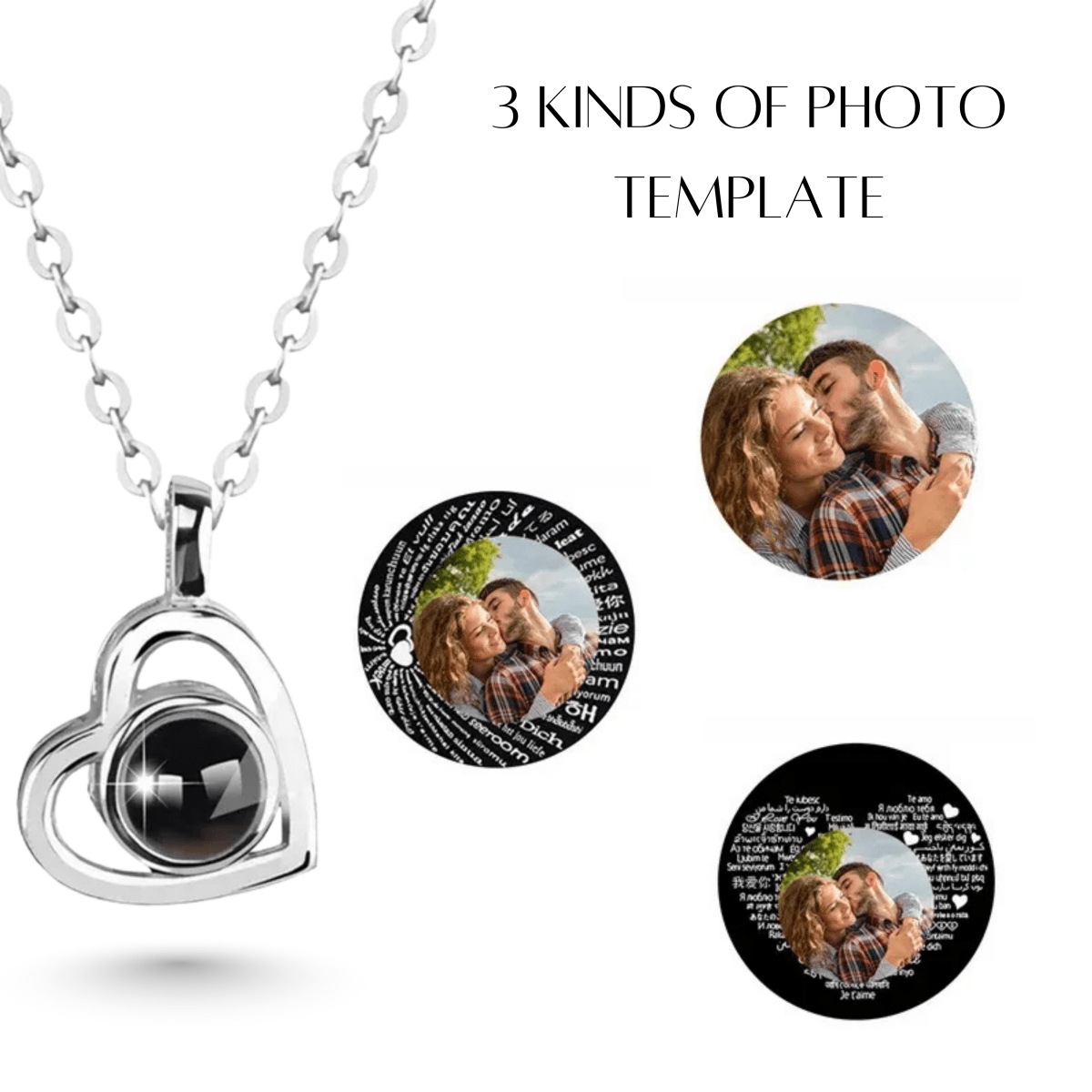 MEMORIA – Individuelle Foto-Projektionskette mit Herzanhänger