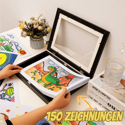 Memory Frame – Interchangeable frame for children's drawings with space for up to 150 works