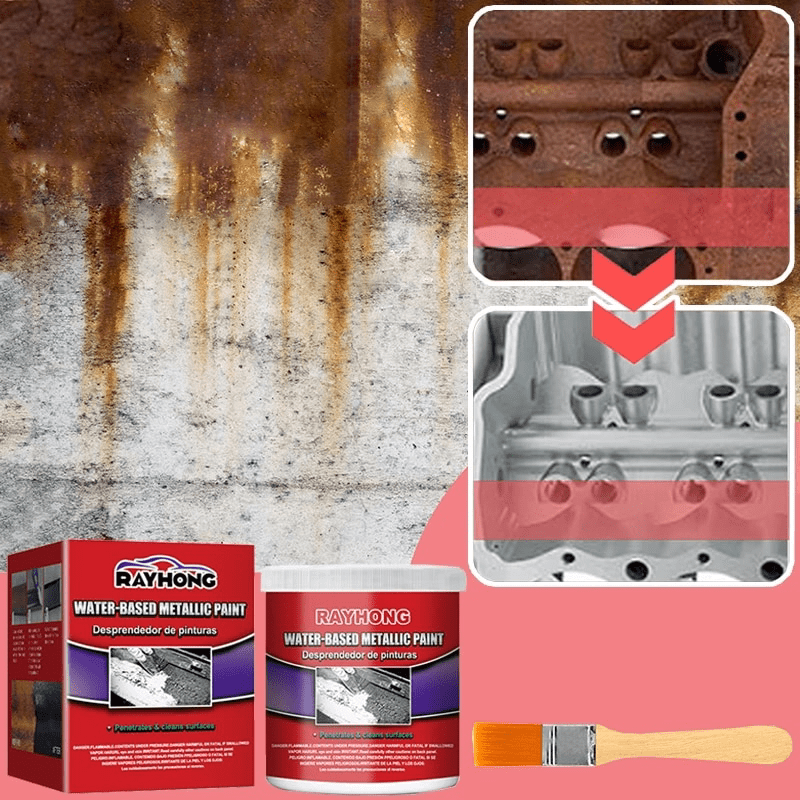 Water-Based Metal Rust Cleaner – Long-Lasting Protection, Available in 100ml & 300ml Sizes, Non-Toxic Formula for Easy Application-3