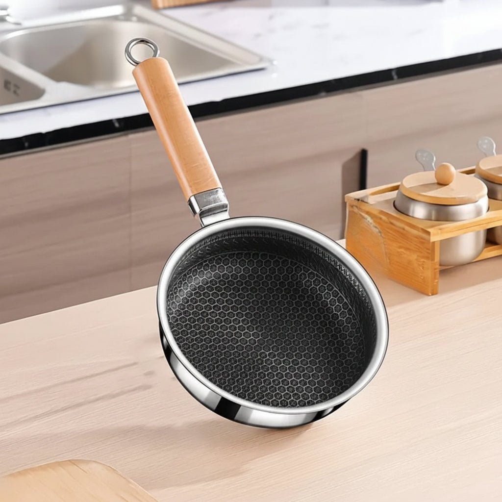 PANCRAFT – Nonstick Stainless Steel Pan with Easy-Grip Handle 4