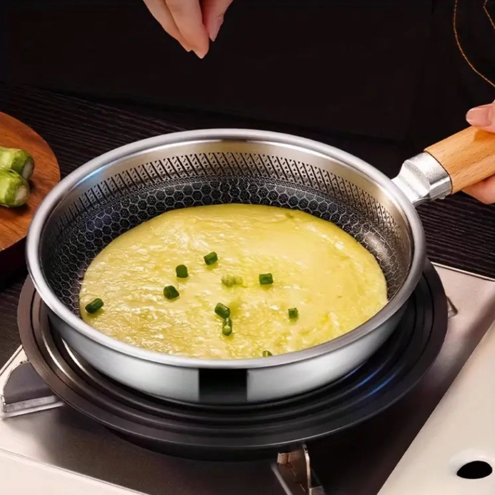 PANCRAFT – Nonstick Stainless Steel Pan with Easy-Grip Handle 2