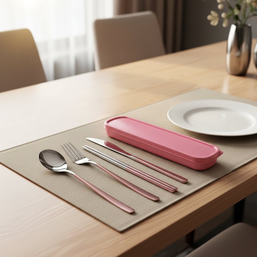 TRAVELCUT – Premium Stainless Steel Travel Cutlery Set for Everyday Use 6