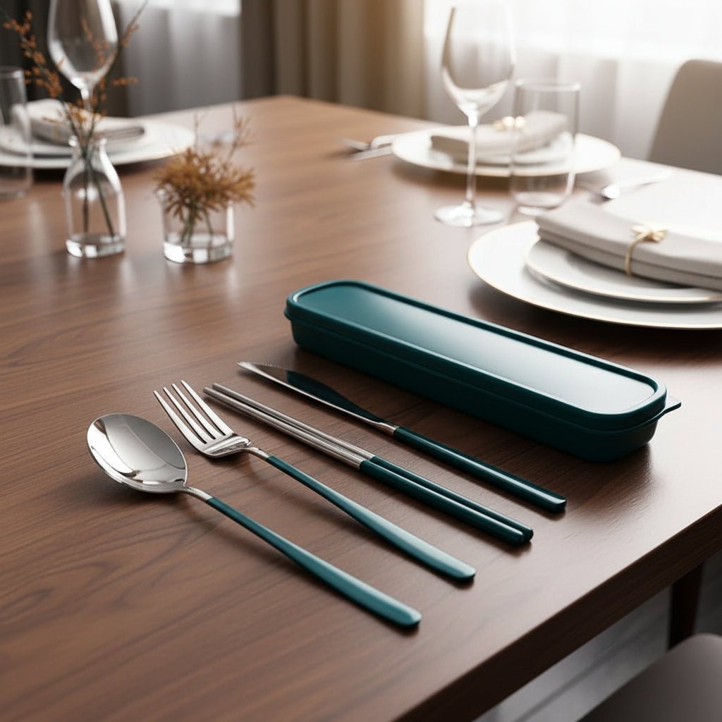 TRAVELCUT – Premium Stainless Steel Travel Cutlery Set for Everyday Use 5