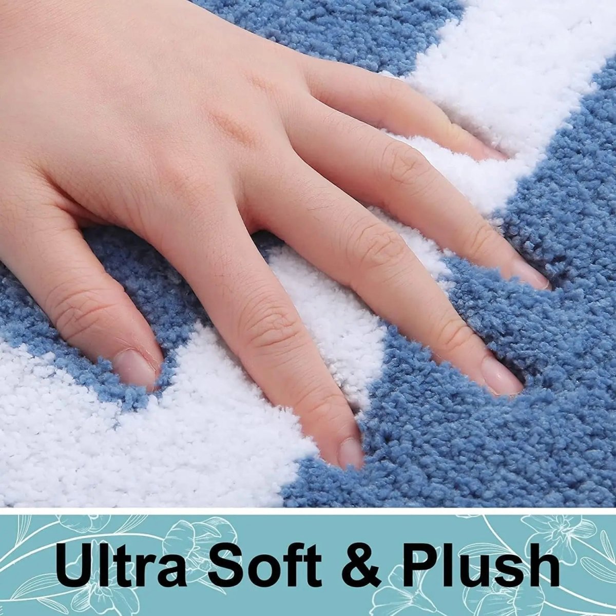 BATHCLOUD – Soft Non-Slip Microfiber Bath Mat for Bathroom & Living Room 6