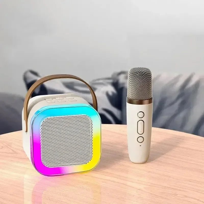 KaraokePro - Portable Karaoke Machine Set with Dual Wireless Microphones & RGB Lights 4