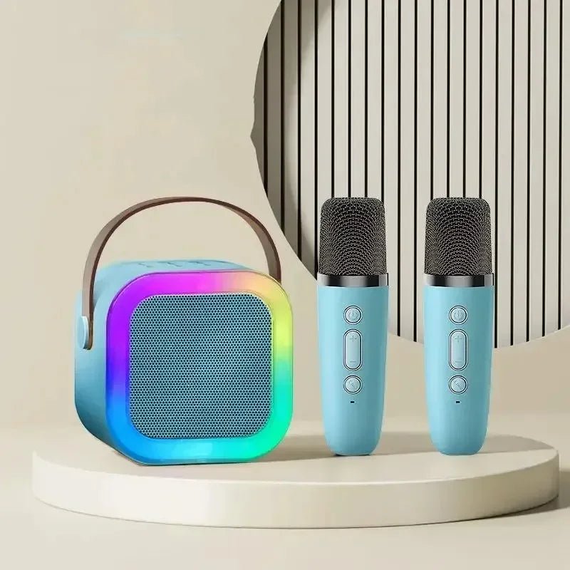 KaraokePro - Portable Karaoke Machine Set with Dual Wireless Microphones & RGB Lights 8