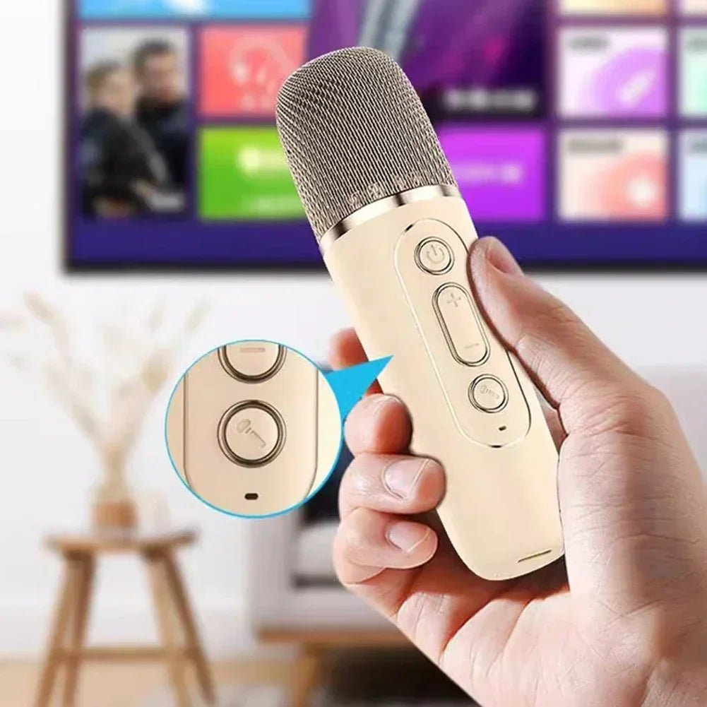 KaraokePro - Portable Karaoke Machine Set with Dual Wireless Microphones & RGB Lights 6