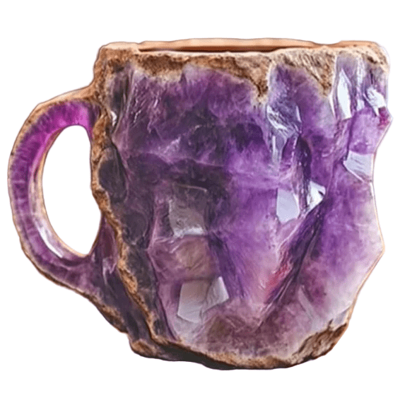 MINERAALIKRISTALLI – Tyylikäs kristallikahvikuppi