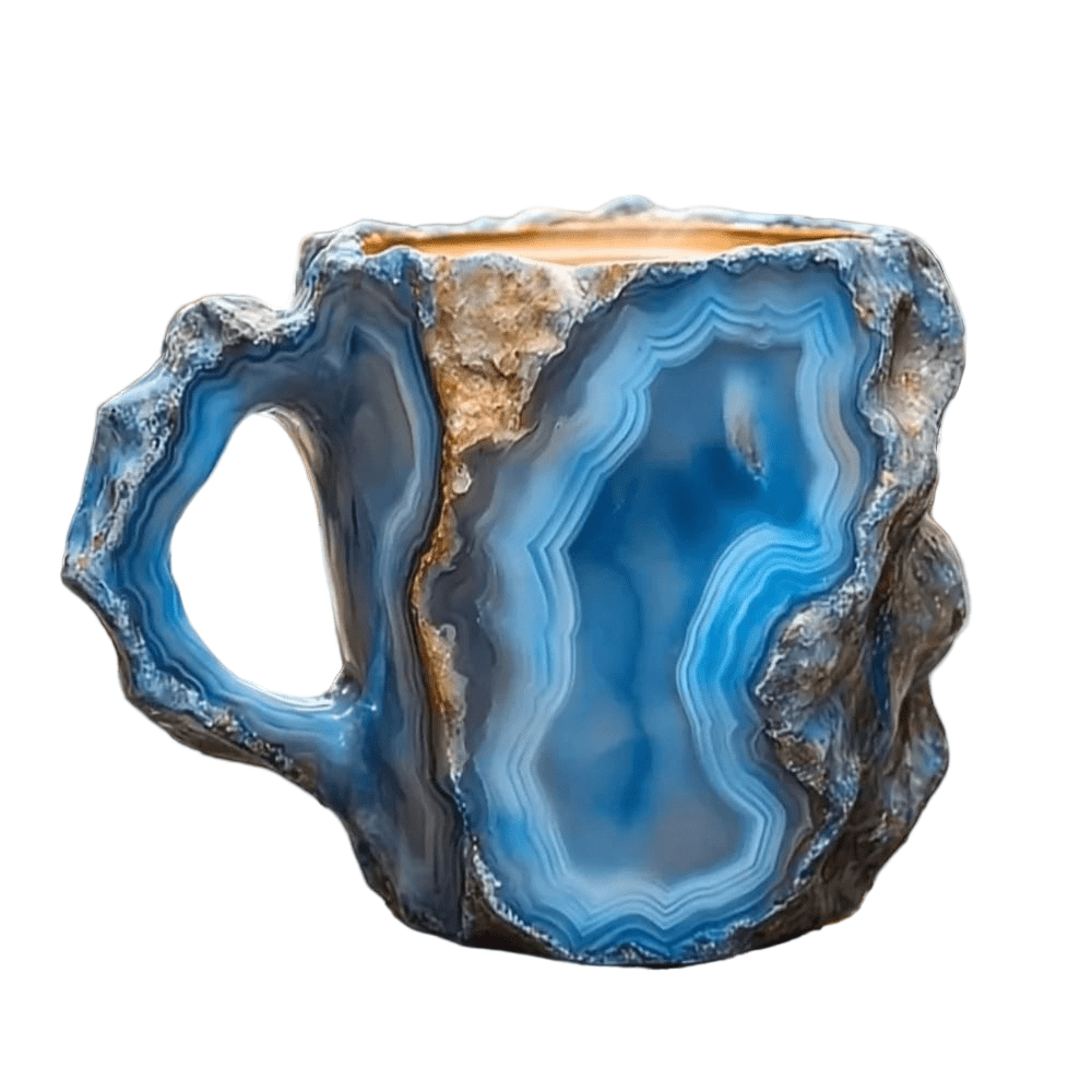 MINERAALIKRISTALLI – Tyylikäs kristallikahvikuppi