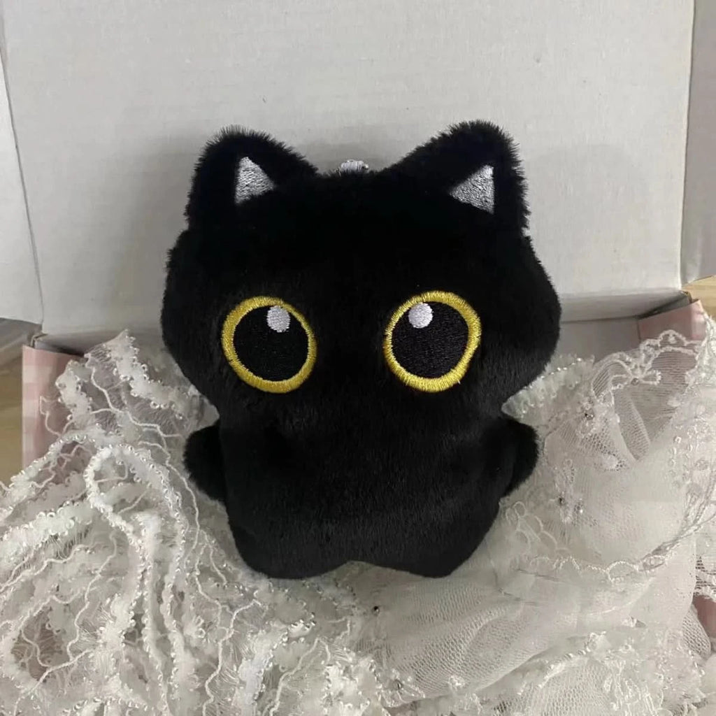 MINIKITTY – Suloinen 10 cm musta kissanpehmolelu lapsille