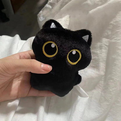 MINIKITTY – Lindo peluche de gato negro de 10 cm para niños