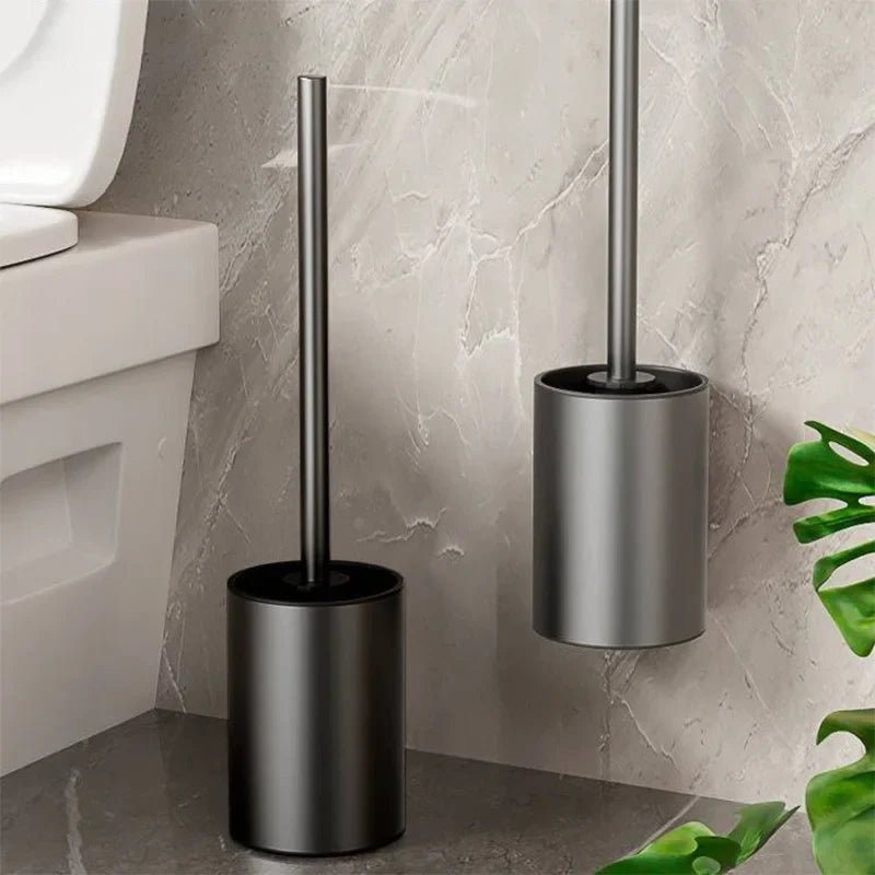 MINILOOP – Ensemble de brosse de toilette en aluminium peu encombrant pour salles de bains modernes