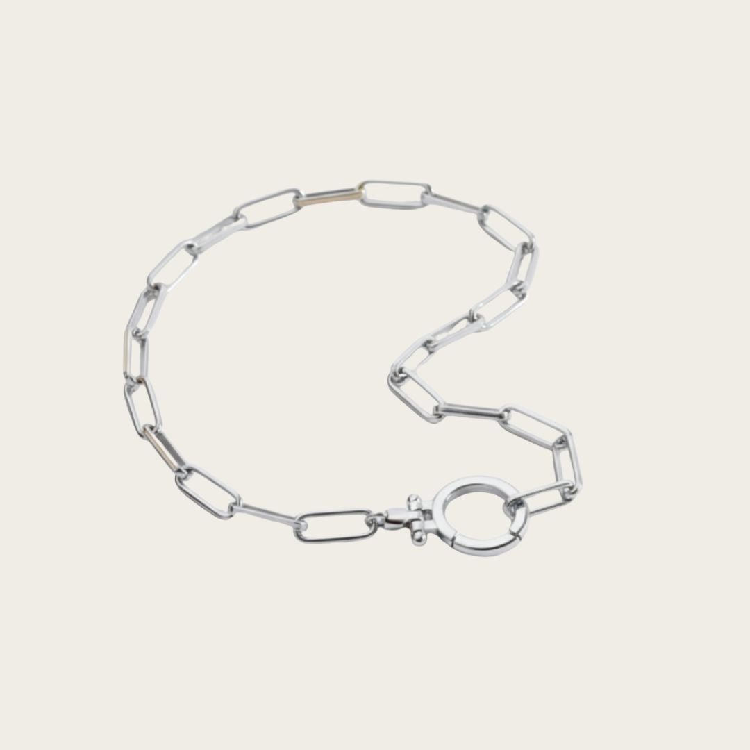 Pulsera de clip de papel con spray marino de menta