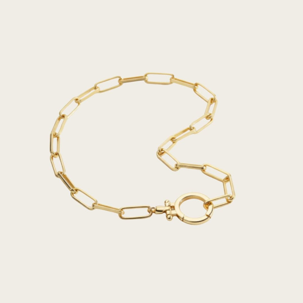 Pulsera de clip de papel con spray marino de menta