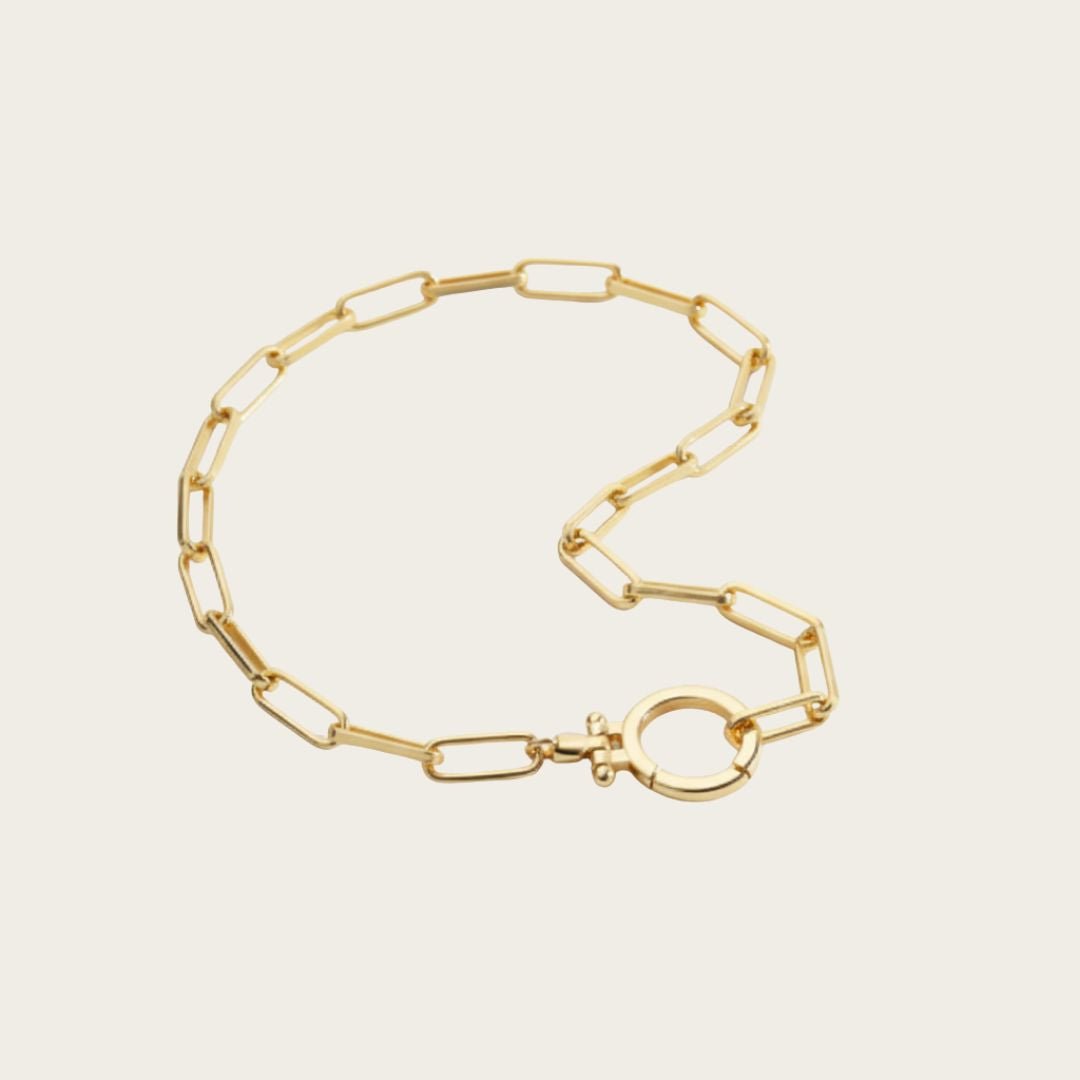 Pulsera de clip de papel con spray marino de menta