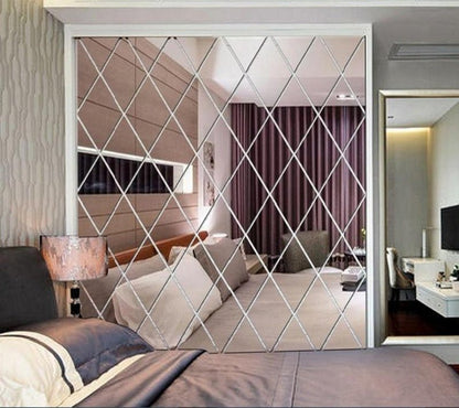 MirraShape 3D Mirror Triangles – Transform Your Walls with Modern Depth and Shine