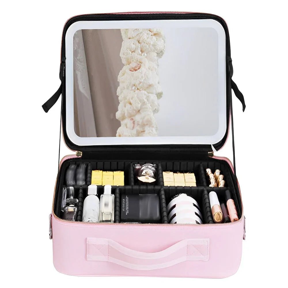  Mirrorglam - make -up bag with LED levels and adjustable brightness-4
