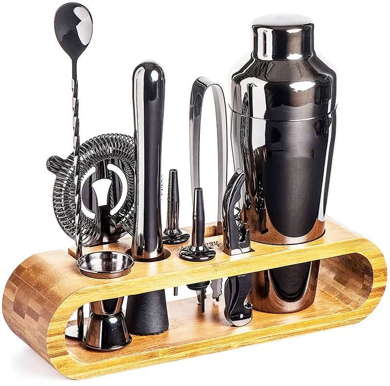 Luxmix barset-10-part cocktail set made of stainless steel for stylish drinks 9