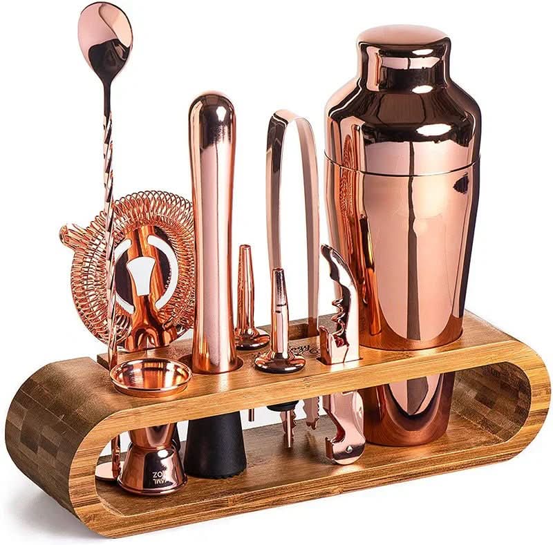 Luxmix barset-10-part cocktail set made of stainless steel for stylish drinks 7