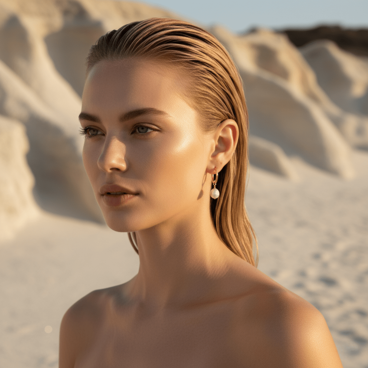 Aros convertibles de perlas Ocean Drop