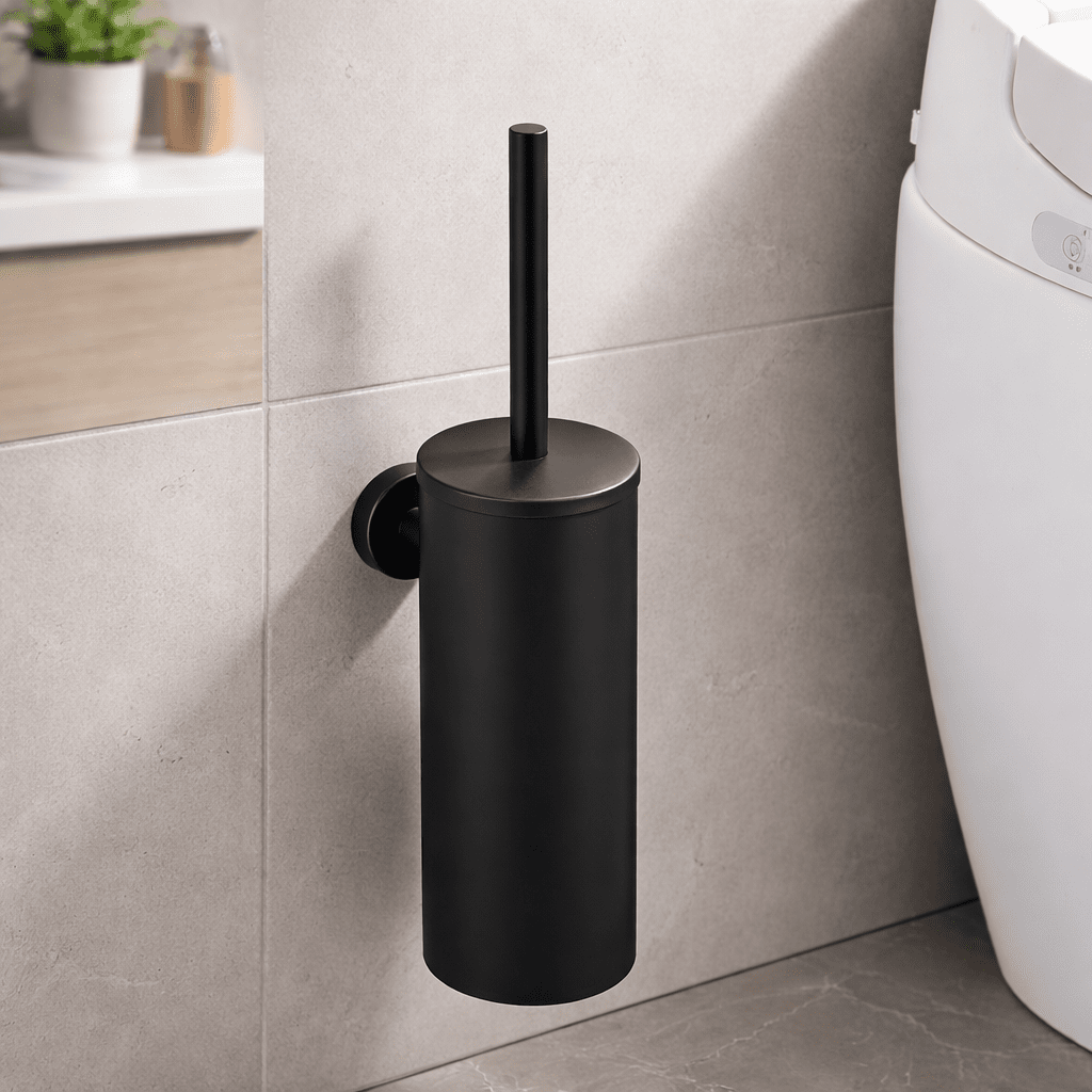 MODLOO STEEL – Set elegante di spazzole per WC in acciaio inossidabile per bagni moderni