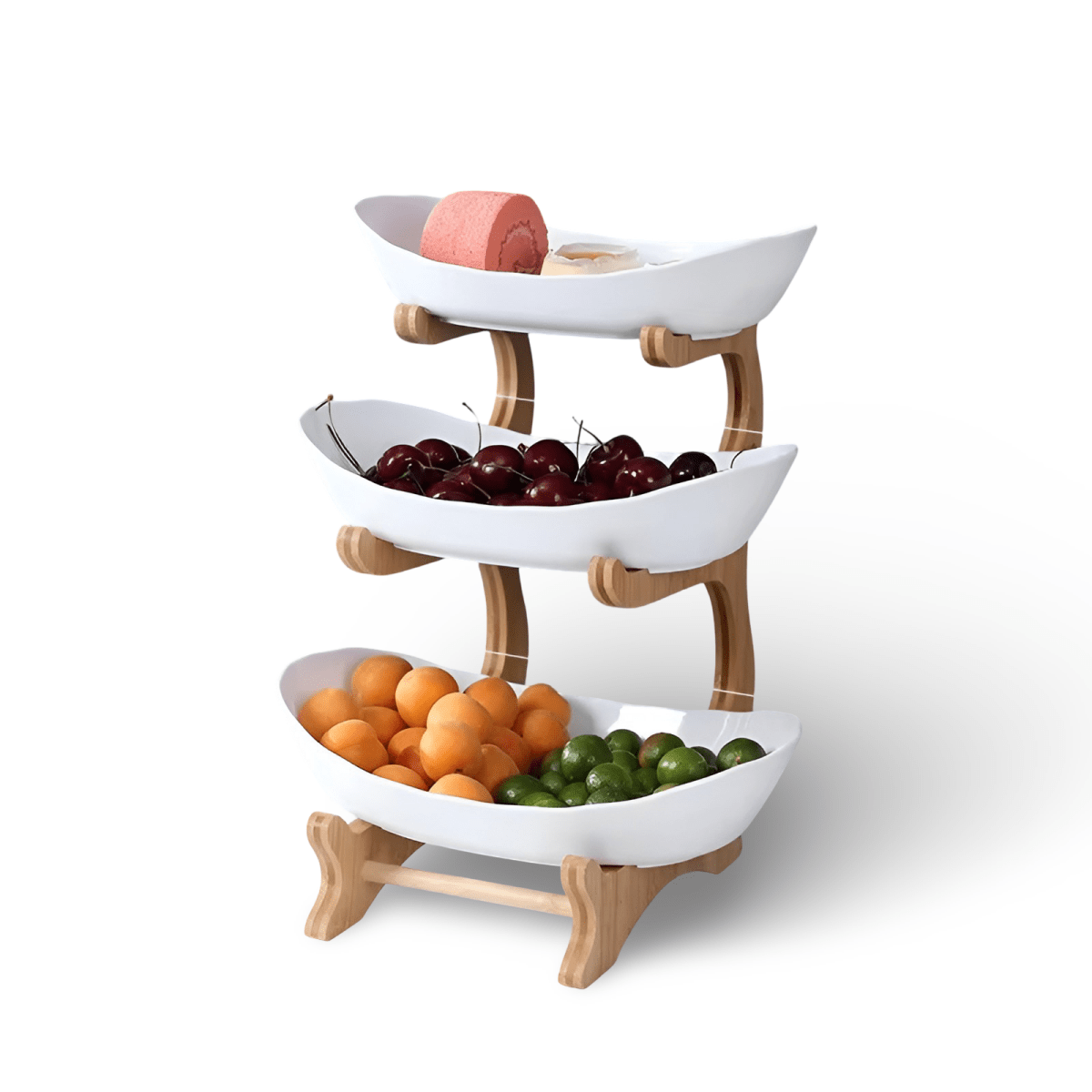 NATURSTACK – Multi-Tiered Wooden Fruit Bowl for Modern Kitchen Storage 13