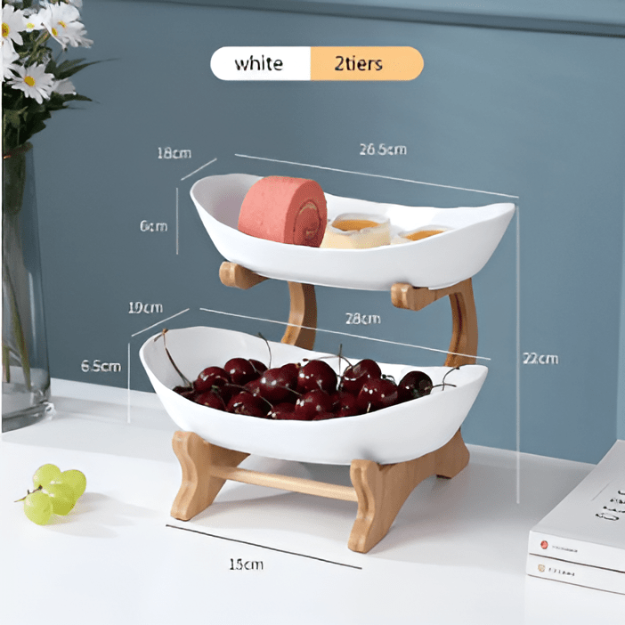 NATURSTACK – Multi-Tiered Wooden Fruit Bowl for Modern Kitchen Storage 6
