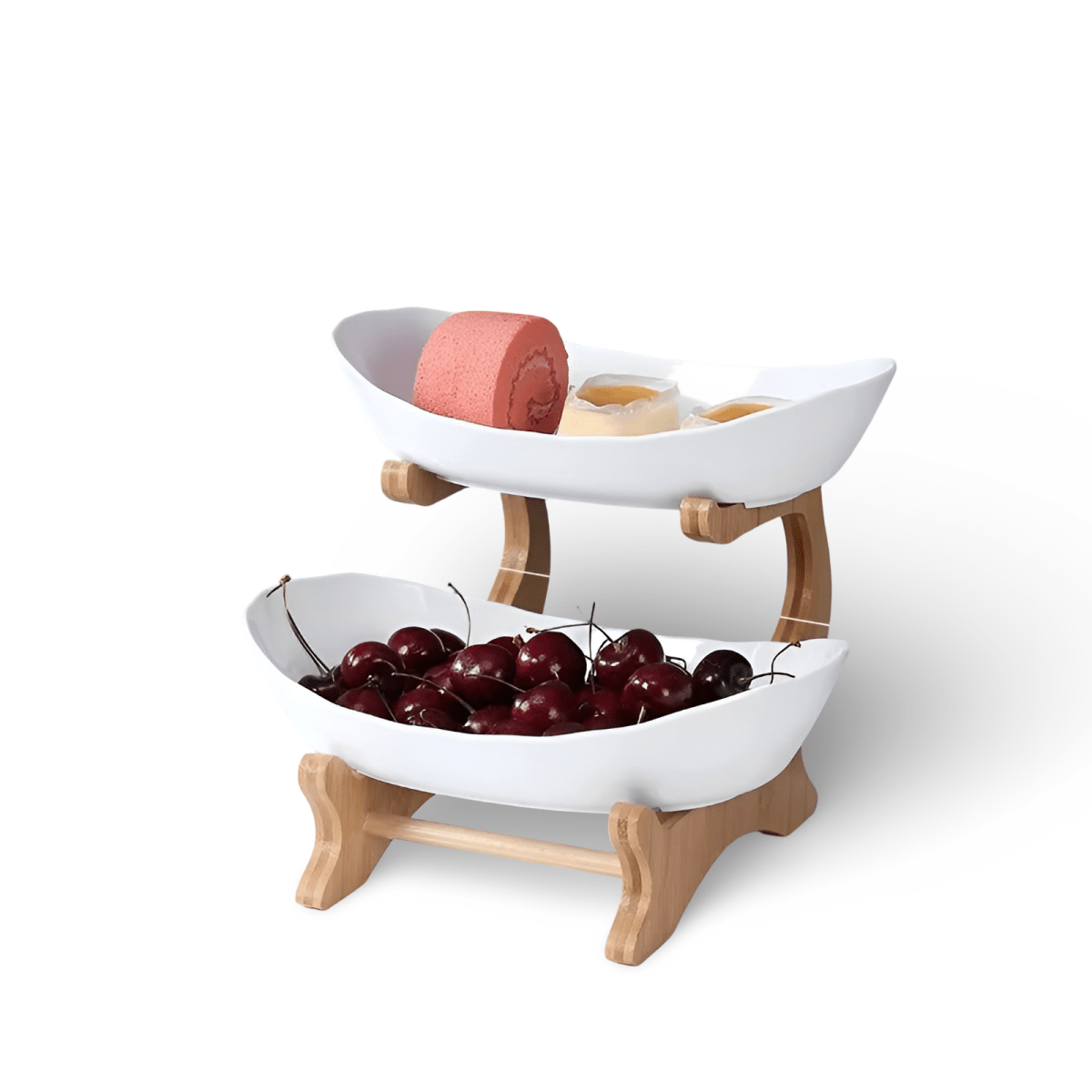 NATURSTACK – Multi-Tiered Wooden Fruit Bowl for Modern Kitchen Storage 12
