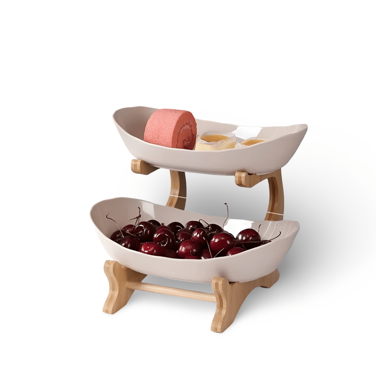 NATURSTACK – Multi-Tiered Wooden Fruit Bowl for Modern Kitchen Storage 10