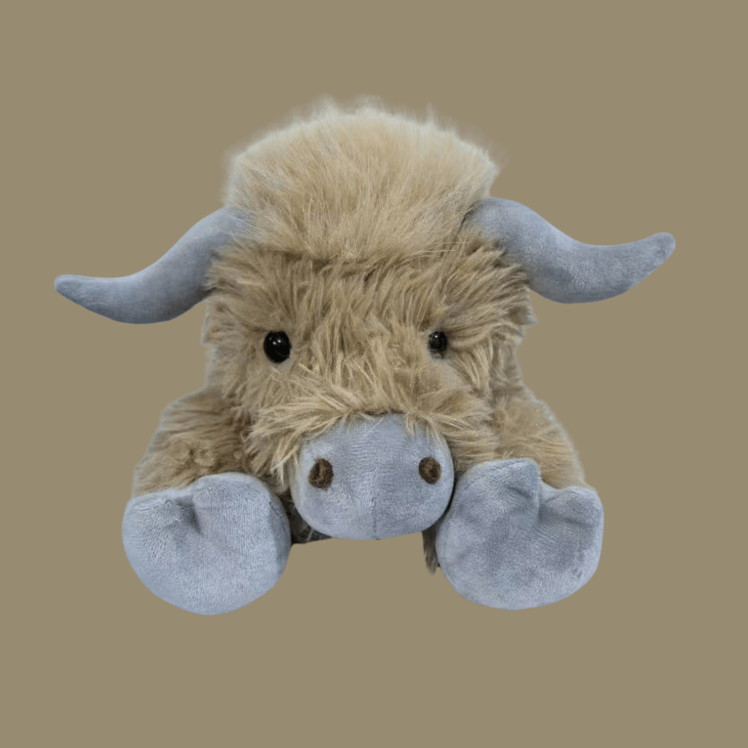Highland Cow Plush Toy - Realistic Soft Stuffed Animal for All Ages 2