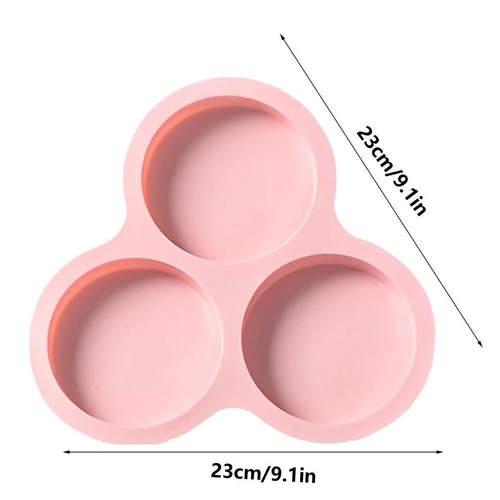 MORNINGSERVE – Stampo per uova in silicone per friggitrice ad aria con 3 cavità per colazioni facili