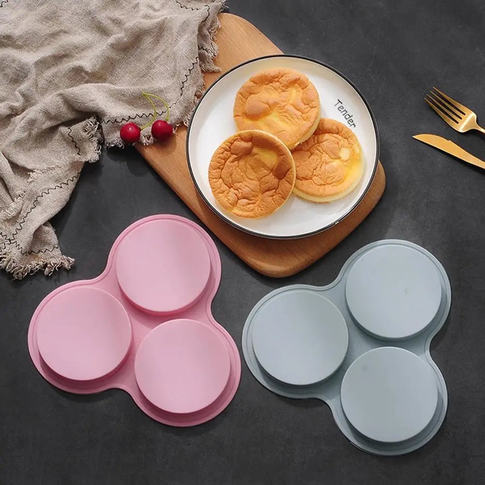 MORNINGSERVE – Stampo per uova in silicone per friggitrice ad aria con 3 cavità per colazioni facili