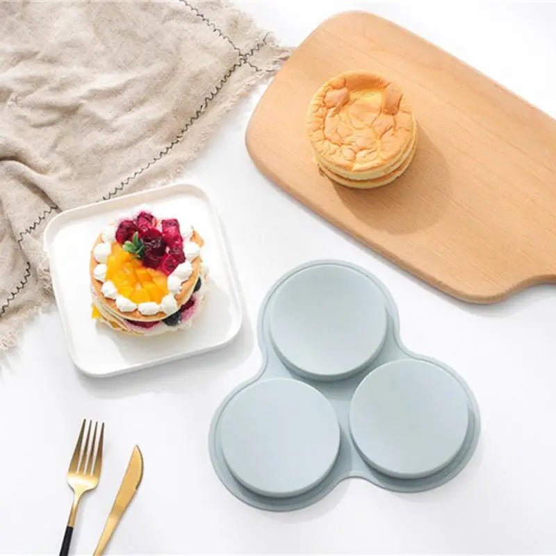 MORNINGSERVE – Stampo per uova in silicone per friggitrice ad aria con 3 cavità per colazioni facili