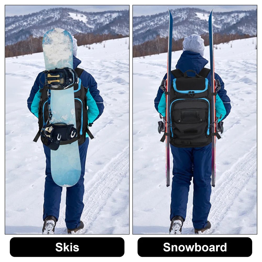 GEARPEAK – 50L Waterproof Ski Boot Backpack for Gear & Accessories 6