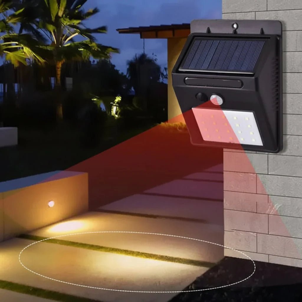 MOVEGLOW – Solar Motion Sensor Outdoor Wall Light