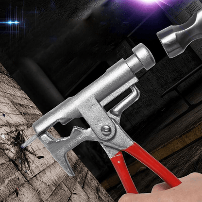 Multi-Functional Hammer Tool with Screwdriver and Pliers – Ergonomic Design, Durable Stainless Steel, Red, 20.5 x 11 x 2.2 cm-4