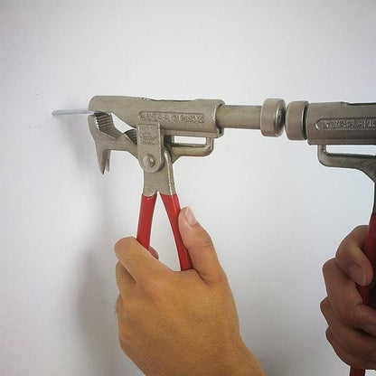 Multi-Functional Hammer Tool with Screwdriver and Pliers – Ergonomic Design, Durable Stainless Steel, Red, 20.5 x 11 x 2.2 cm-5