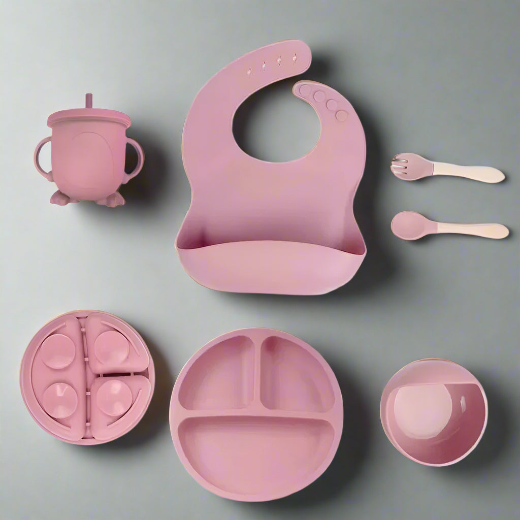 MUNCHMATE – 6-teiliges BPA-freies Silikon-Babynahrungsset