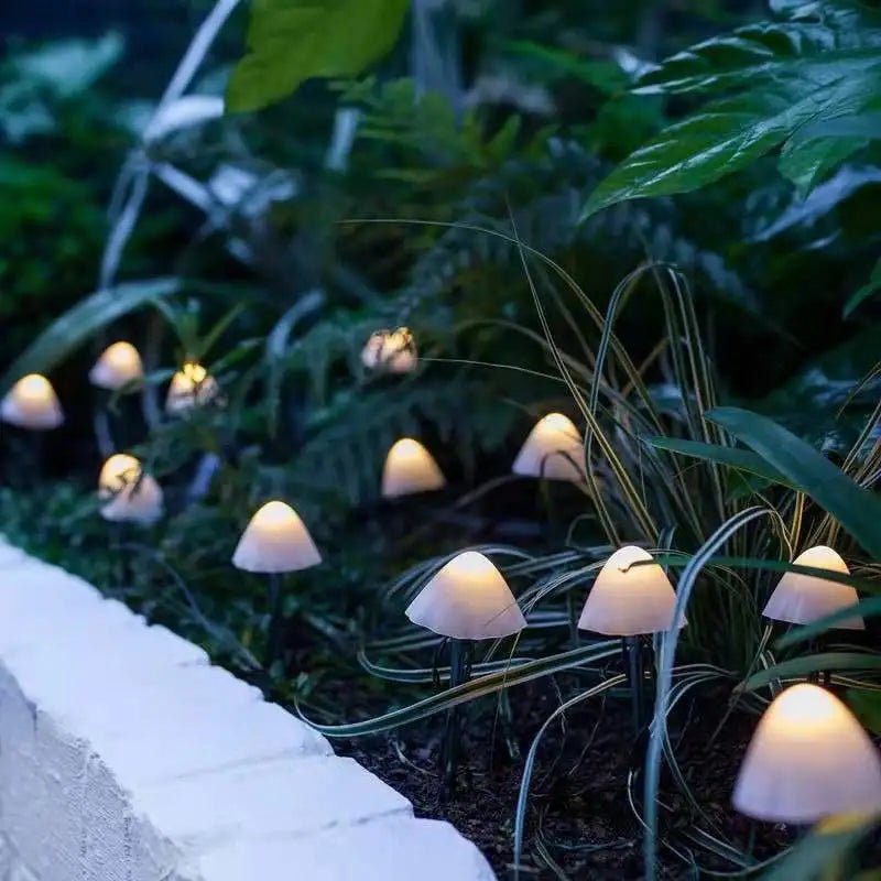MUSHROOM GLOW – Solárne LED záhradné svetlá pre magickú vonkajšiu atmosféru