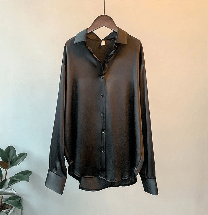 BLUSA MYRA – Blusa de seda elegante para mujer con un diseño lujoso