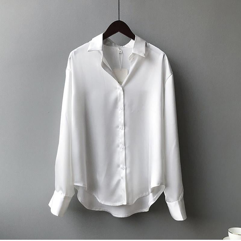 BLUSA MYRA – Blusa de seda elegante para mujer con un diseño lujoso