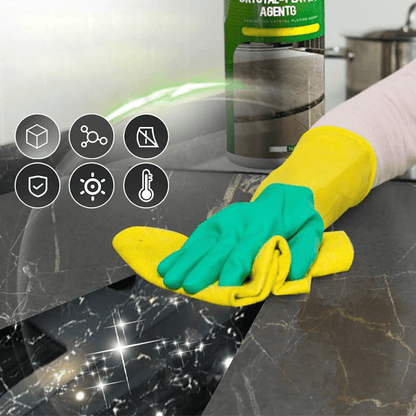 Stone Nanocrystals Coating for All Stone Surfaces – 160ml Transparent High-Gloss Finish, Safe for Food Areas-4