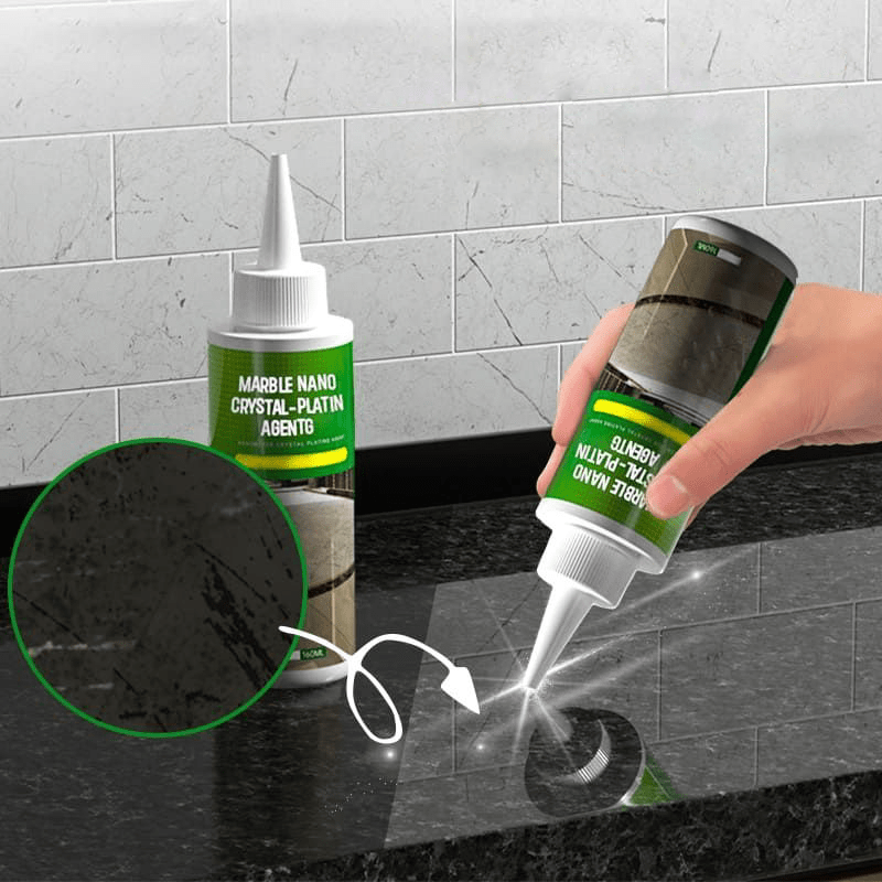 Stone Nanocrystals Coating for All Stone Surfaces – 160ml Transparent High-Gloss Finish, Safe for Food Areas-3