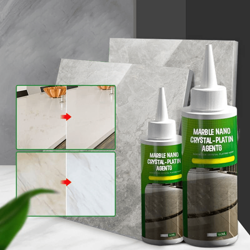 Stone Nanocrystals Coating for All Stone Surfaces – 160ml Transparent High-Gloss Finish, Safe for Food Areas-6