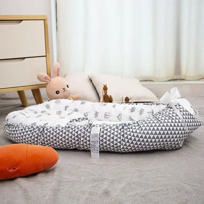 NapNest – Cuna plegable para bebé con laterales transpirables para viaje y hogar